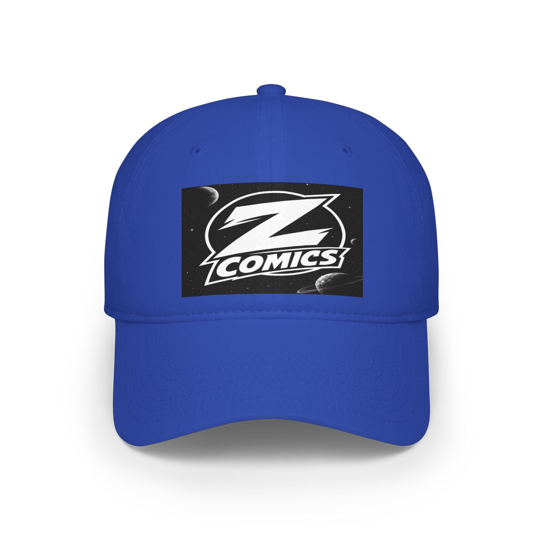 Z Comics Logo Baseball Cap — Low Profile Red Snapback