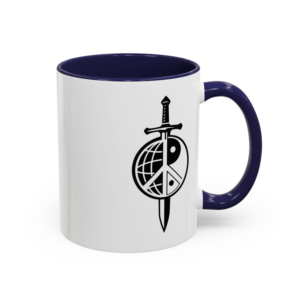 Peace Globe Dagger Accent Coffee Mug — Z Comics Logo 11/15oz