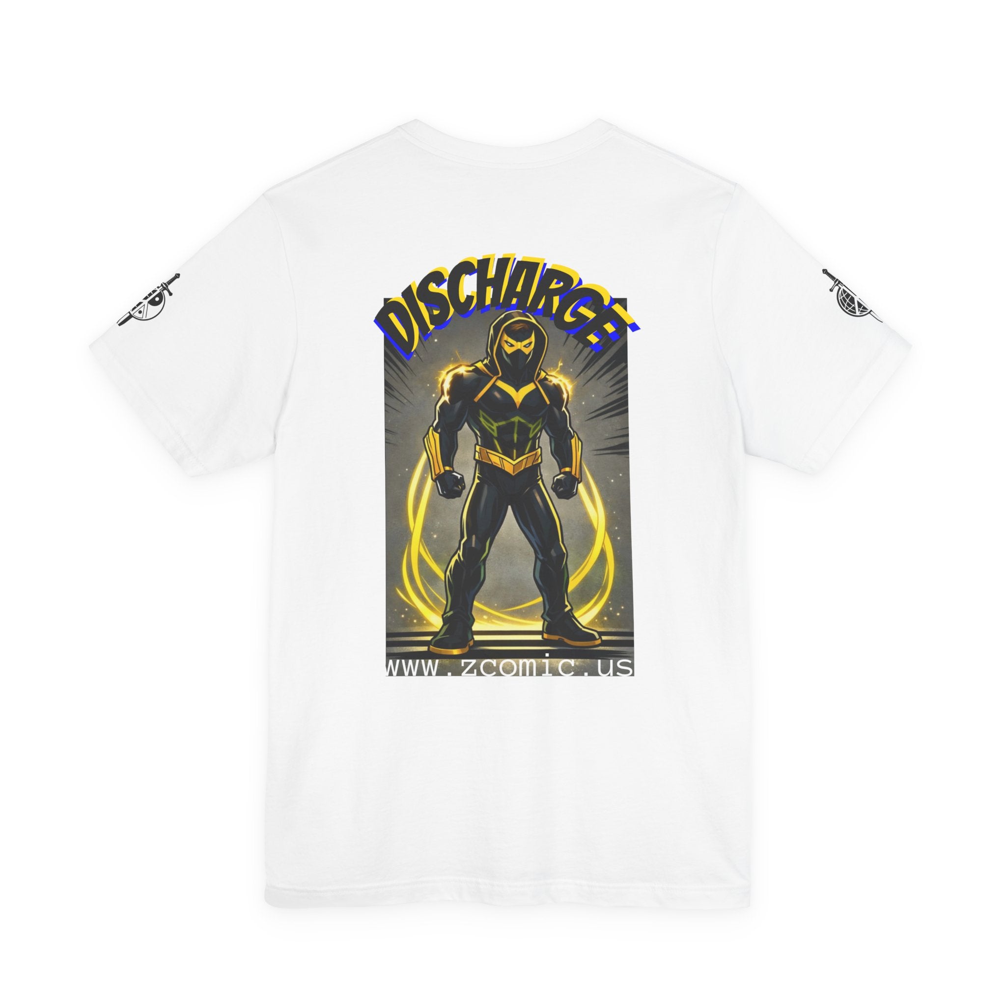 Discharge  ZComics  Tee — Lightning Bolt Graphic T-Shirt