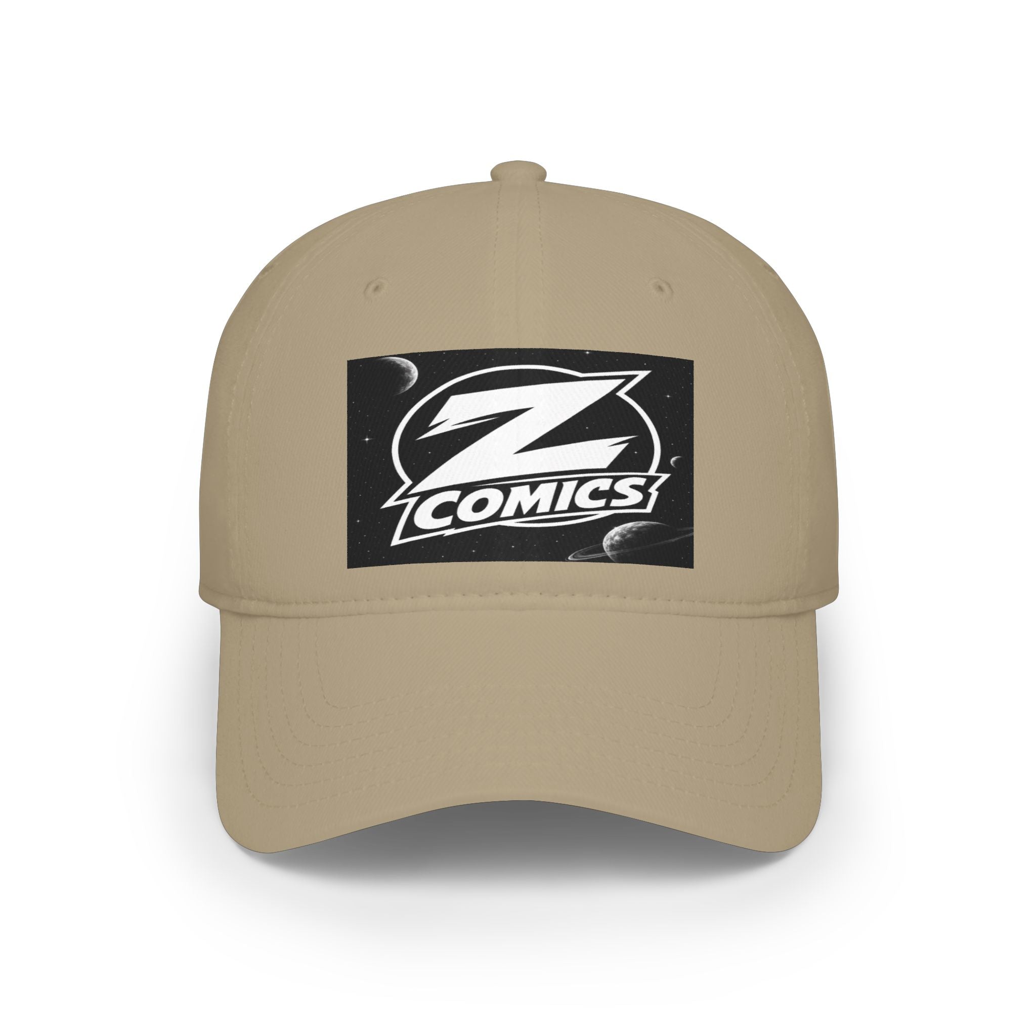 Z Comics Logo Baseball Cap — Low Profile Red Snapback