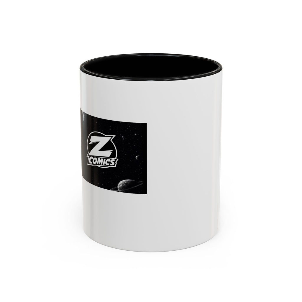 Peace Globe Dagger Accent Coffee Mug — Z Comics Logo 11/15oz