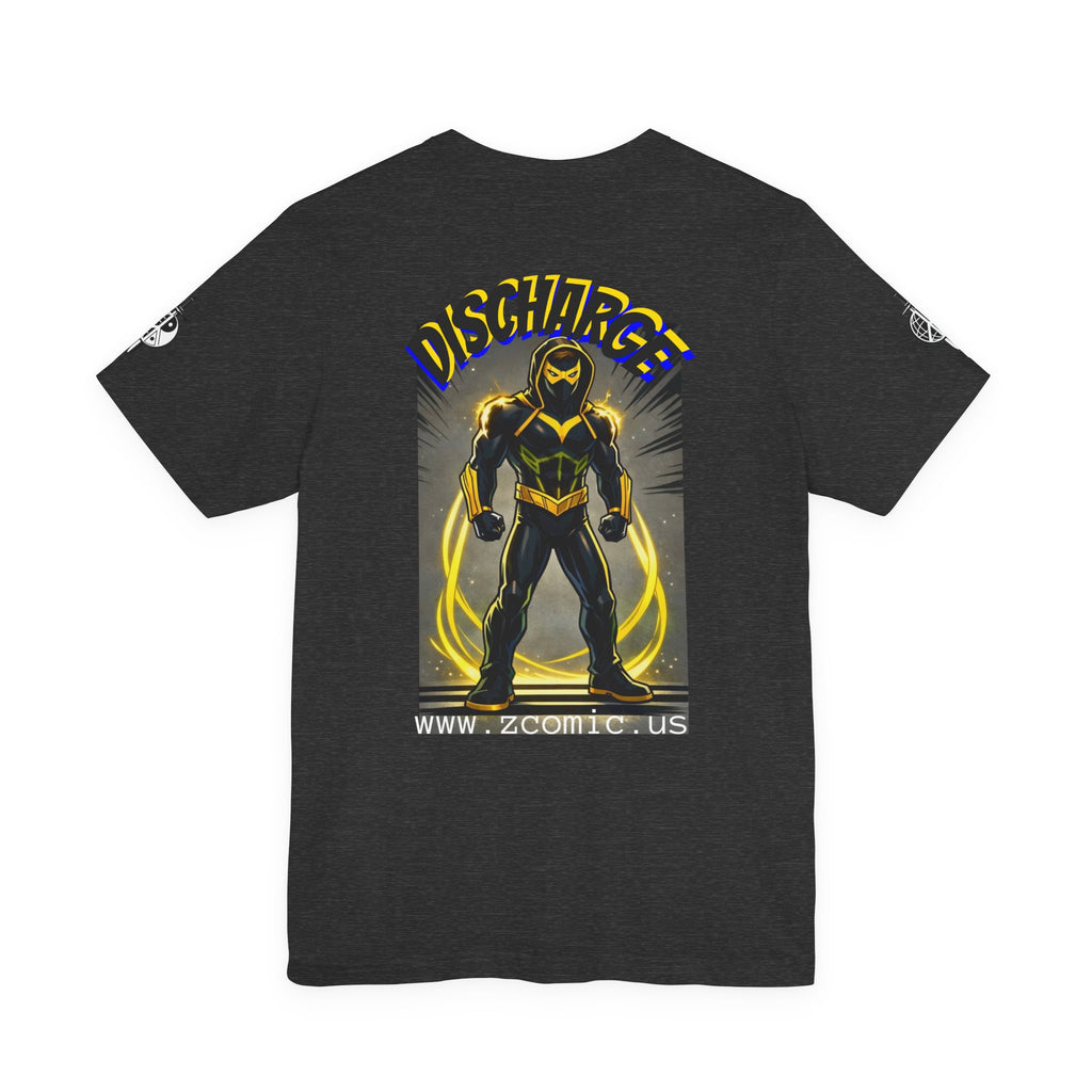 Discharge  ZComics  Tee — Lightning Bolt Graphic T-Shirt
