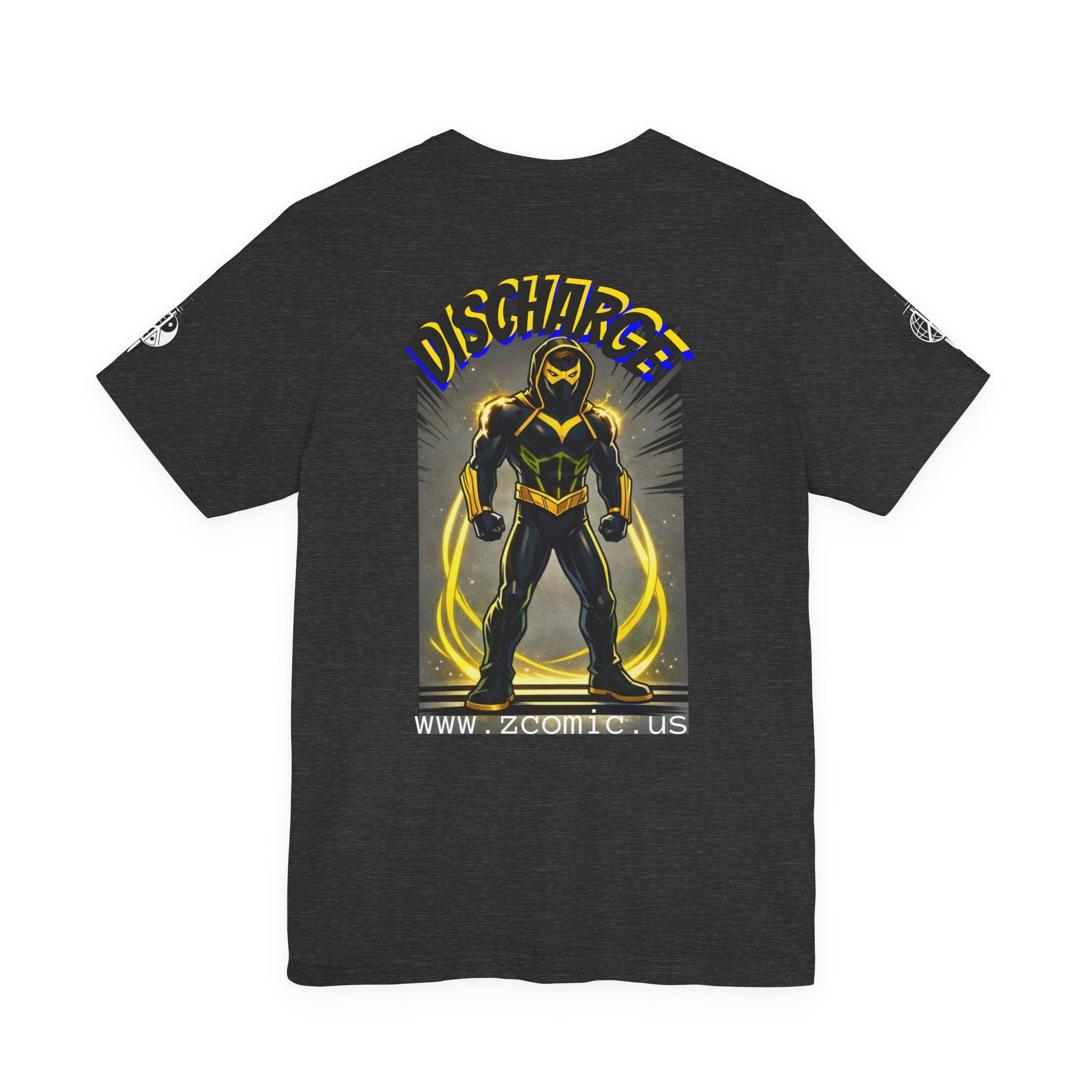 Discharge  ZComics  Tee — Lightning Bolt Graphic T-Shirt