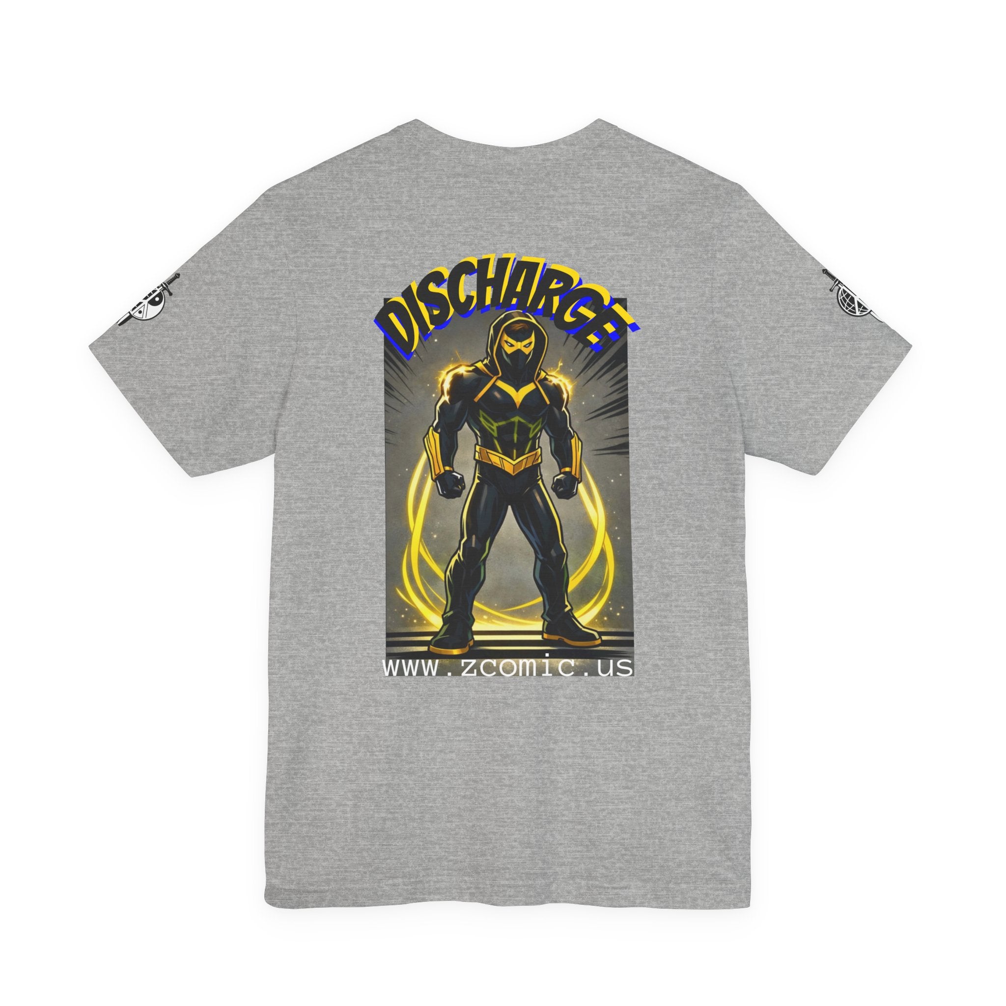 Discharge  ZComics  Tee — Lightning Bolt Graphic T-Shirt