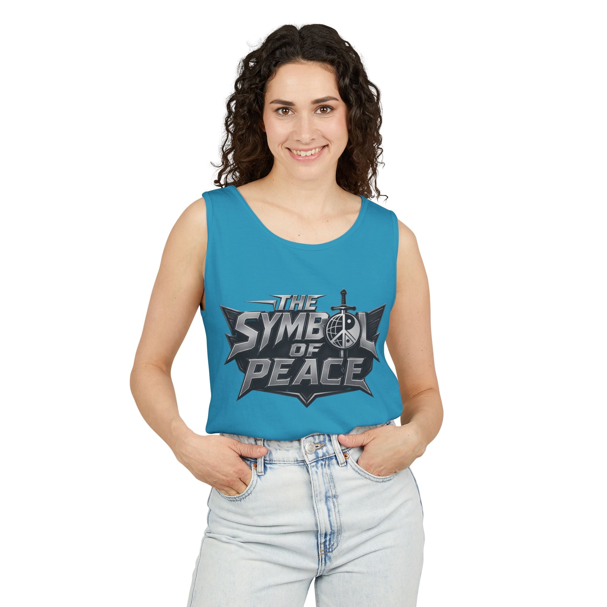 Symbol of Peace Tank Top — ZComics Graphic Comic Book Tee