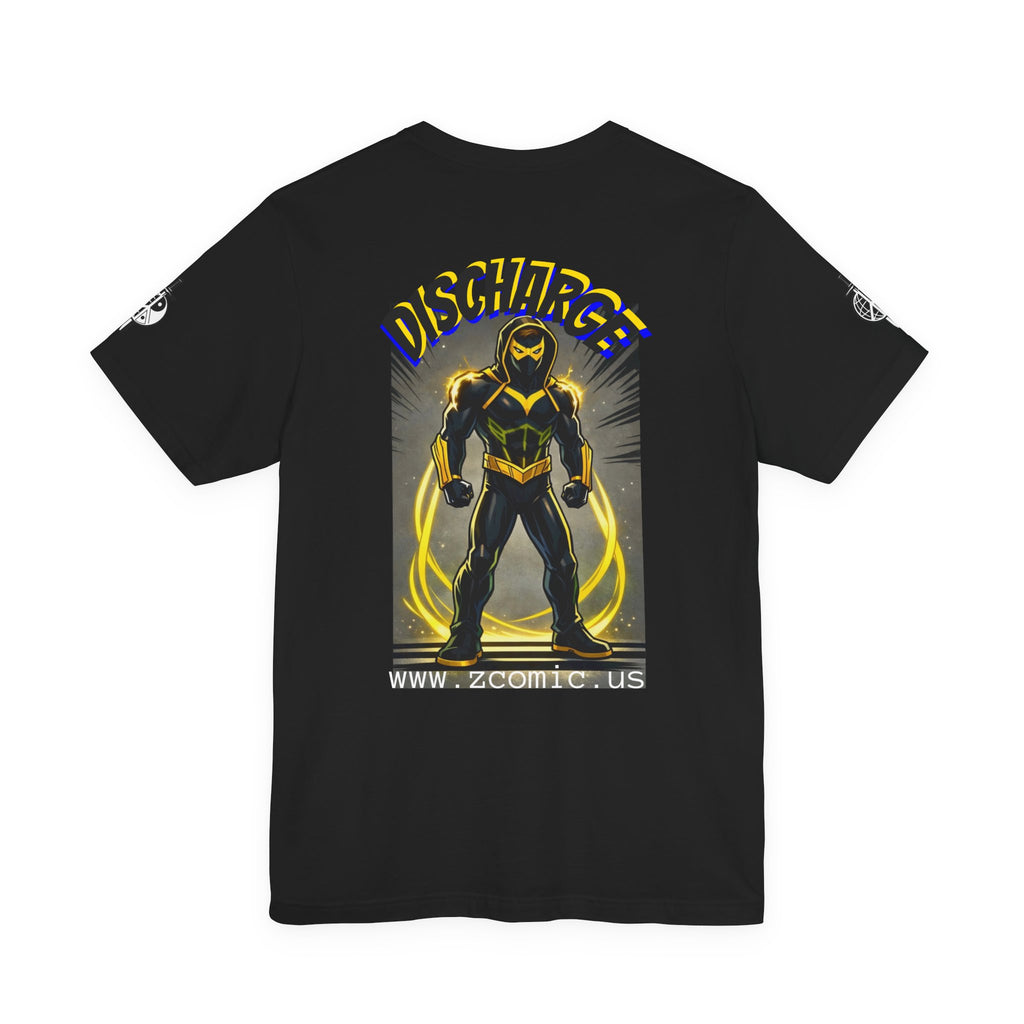Discharge  ZComics  Tee — Lightning Bolt Graphic T-Shirt