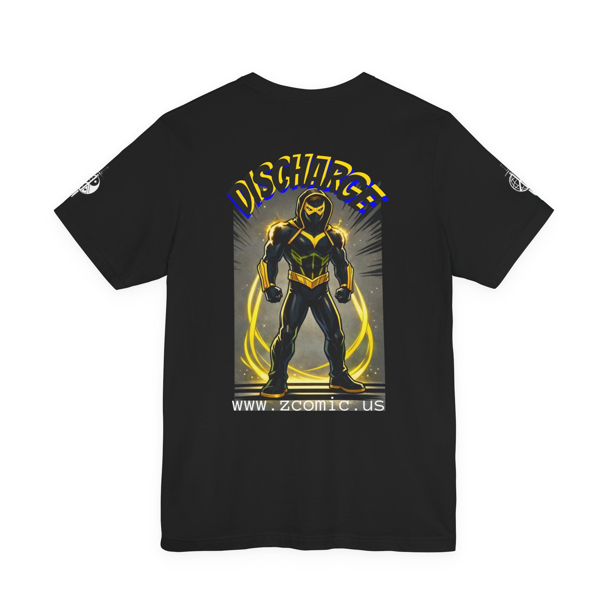 Discharge  ZComics  Tee — Lightning Bolt Graphic T-Shirt