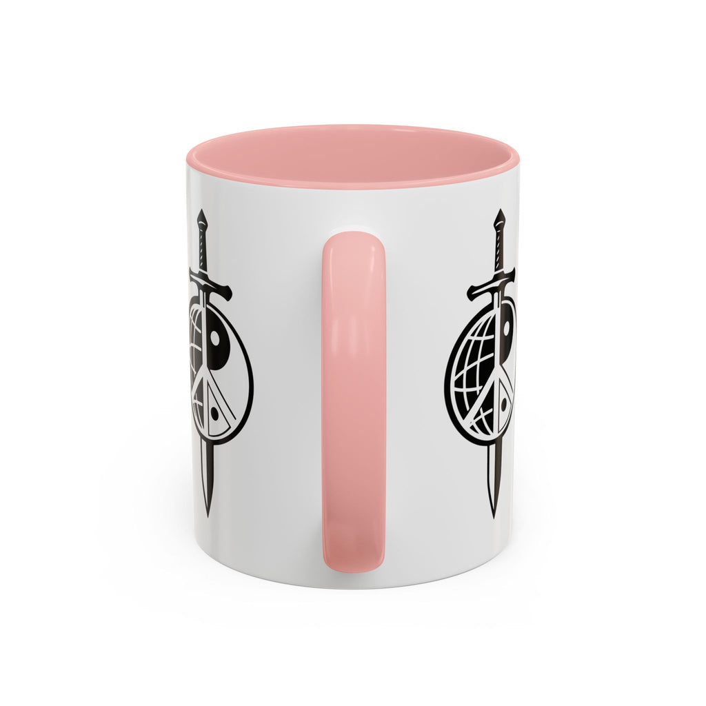 Peace Globe Dagger Accent Coffee Mug — Z Comics Logo 11/15oz