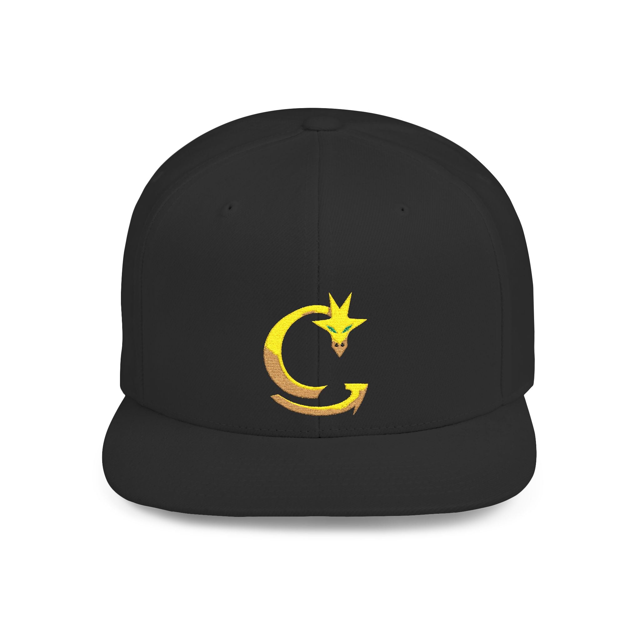 Shinobi Dragon Embroidered Logo — Flat Bill Adjustable Cap