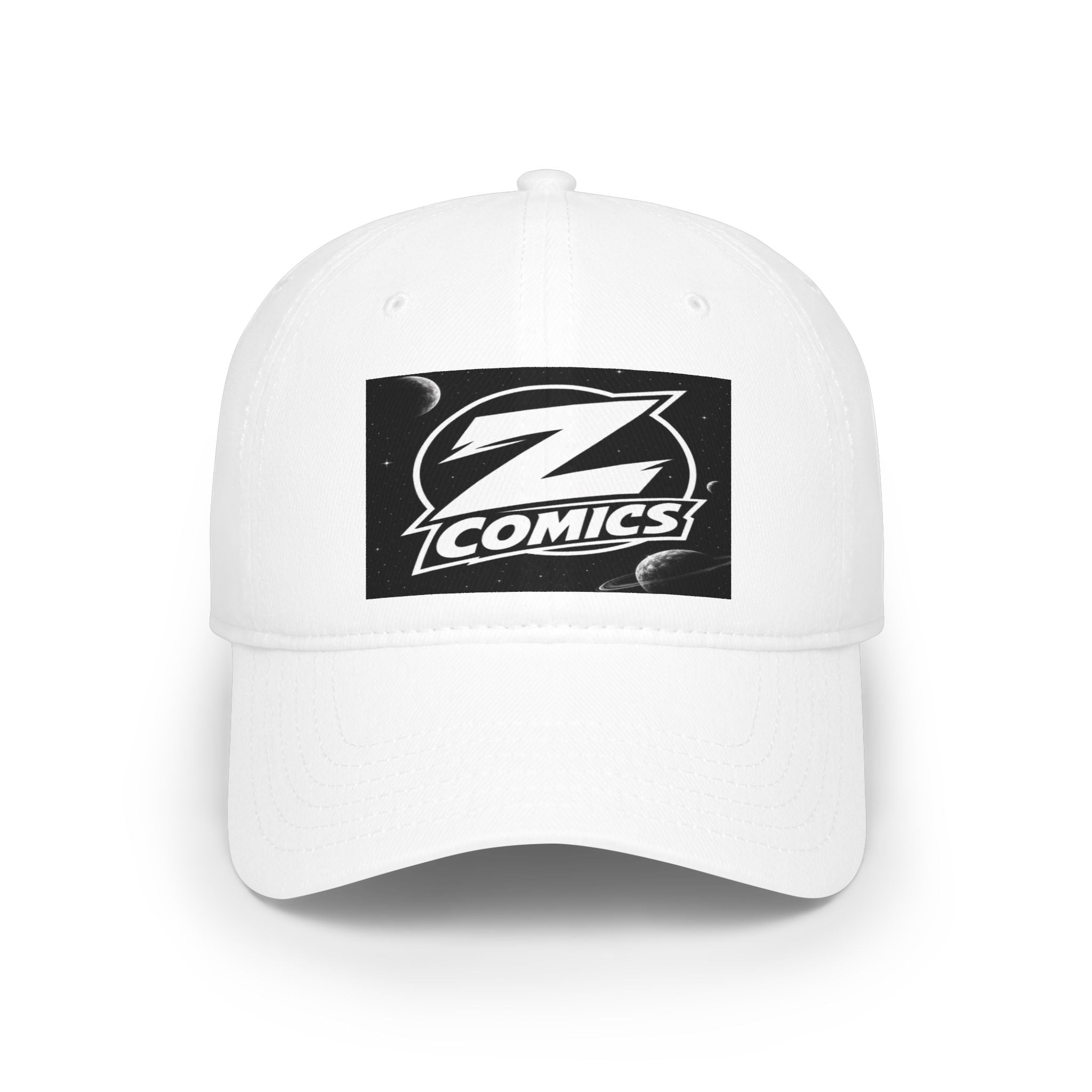 Z Comics Logo Baseball Cap — Low Profile Red Snapback