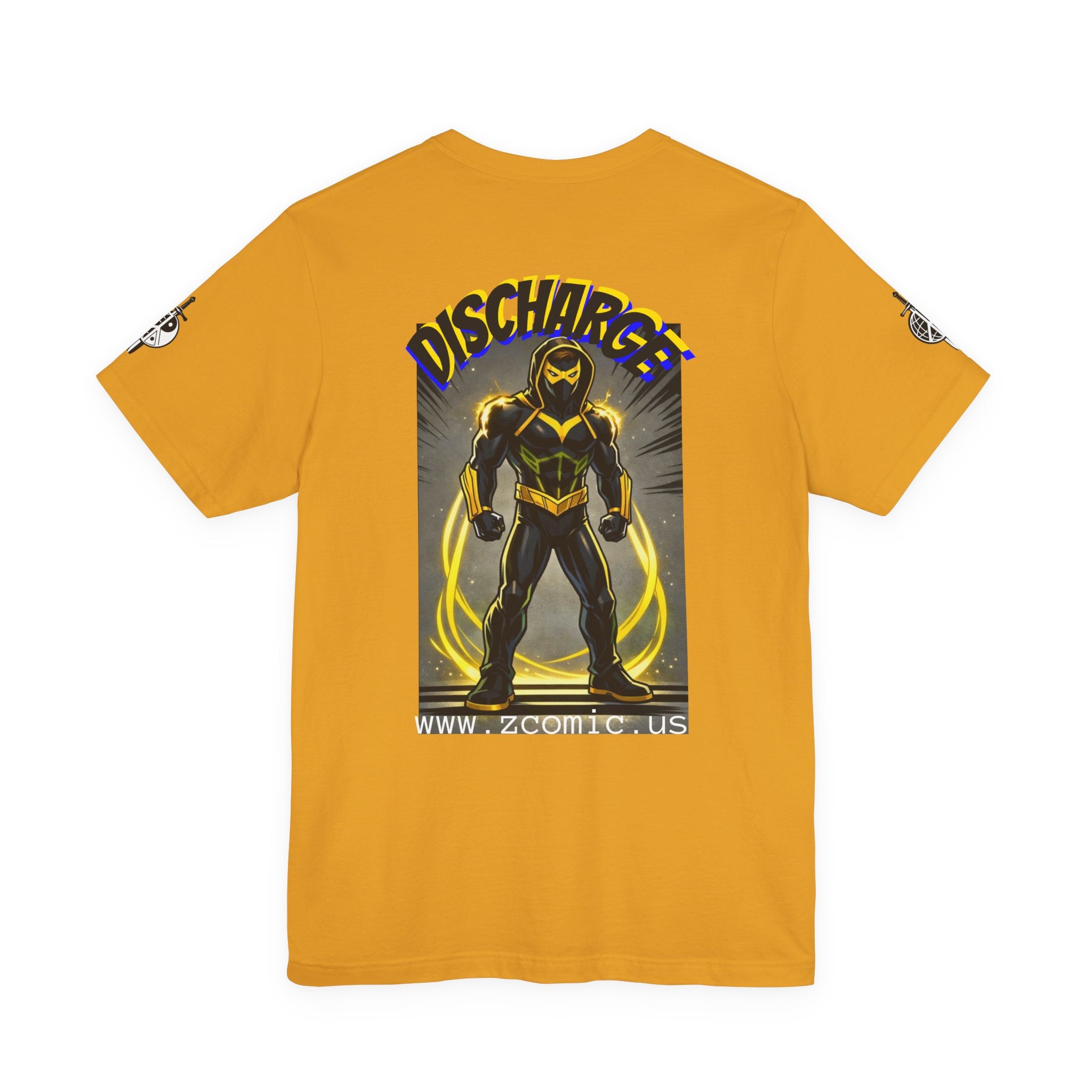 Discharge  ZComics  Tee — Lightning Bolt Graphic T-Shirt