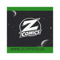 Z Comics Logo Car Magnet – Space Background w/ Website URL