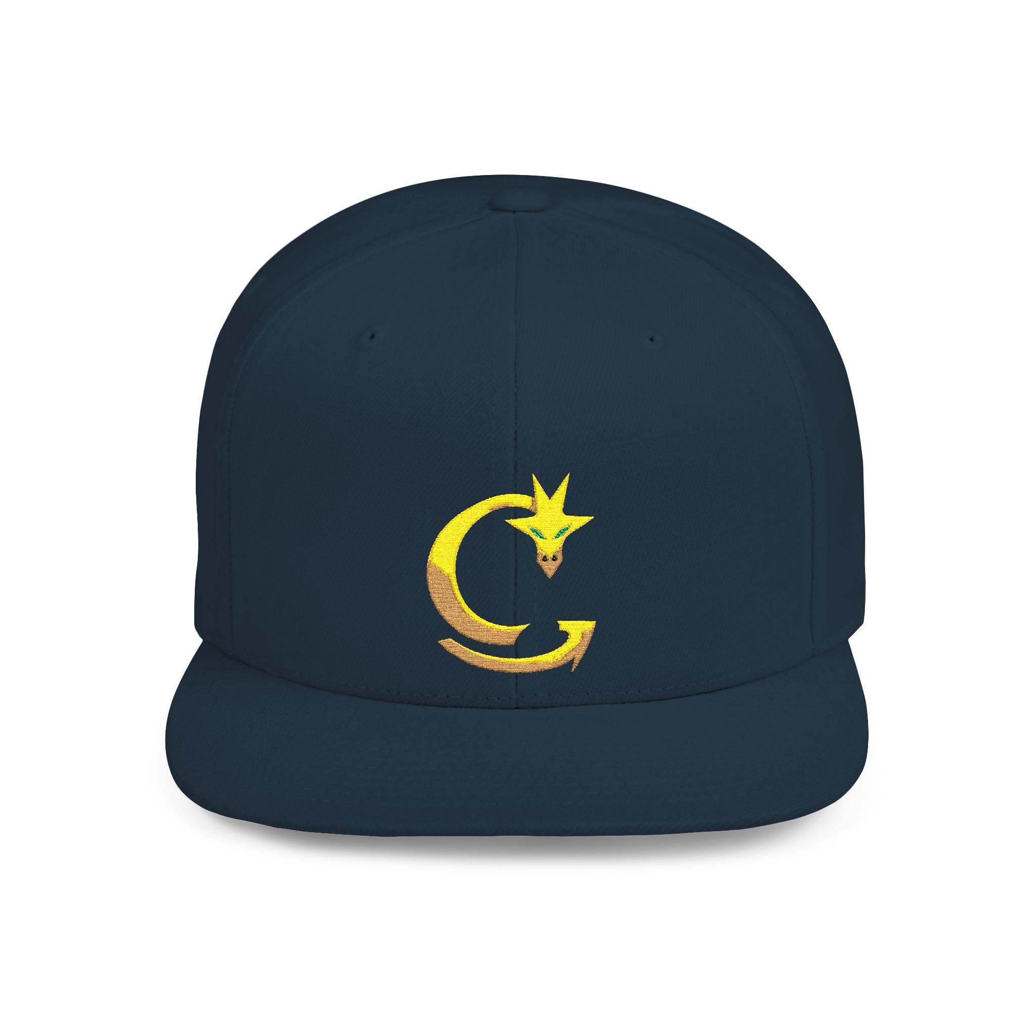 Shinobi Dragon Embroidered Logo — Flat Bill Adjustable Cap
