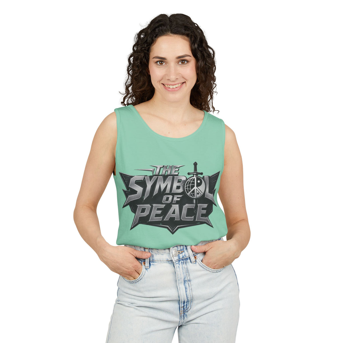 Symbol of Peace Tank Top — ZComics Graphic Comic Book Tee