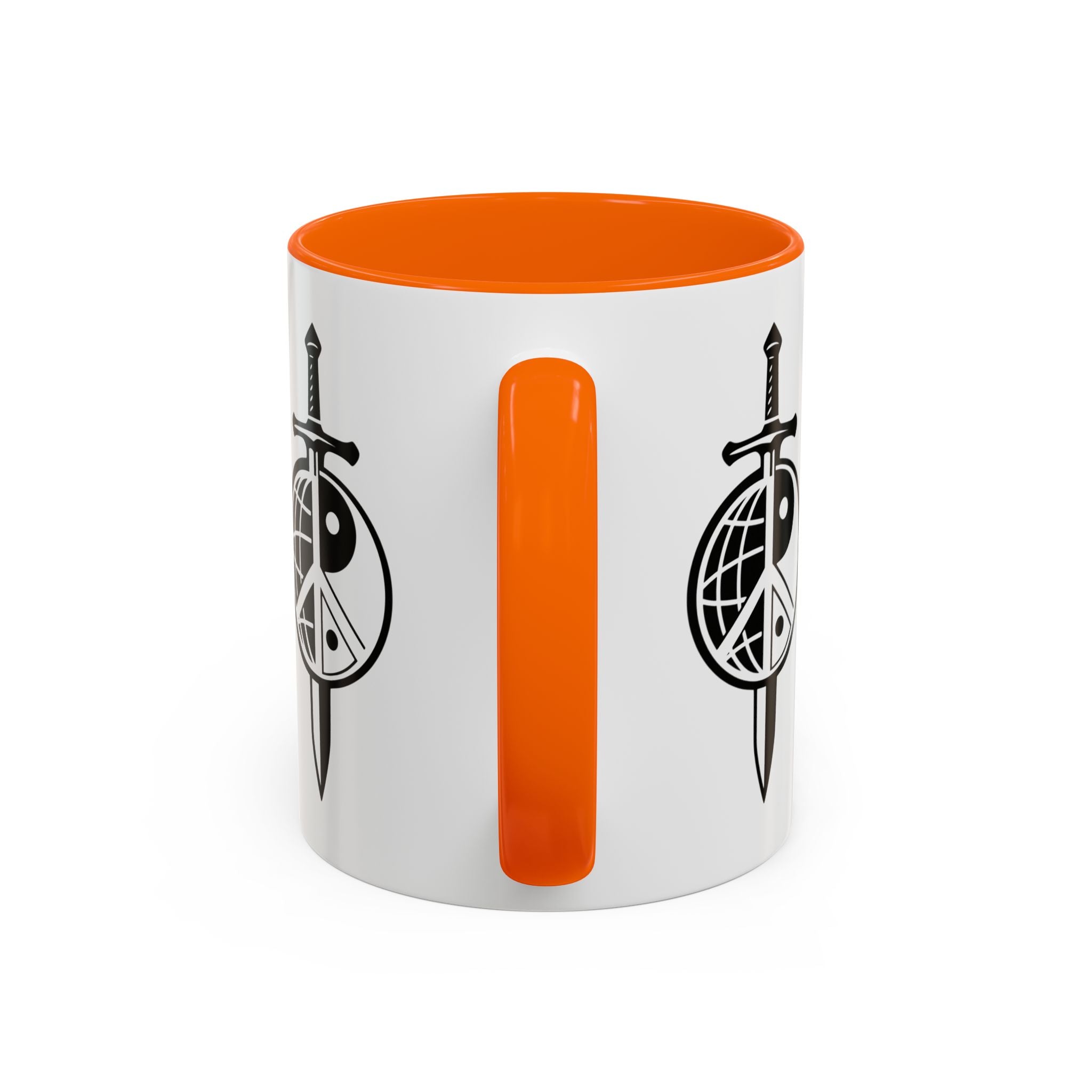 Peace Globe Dagger Accent Coffee Mug — Z Comics Logo 11/15oz