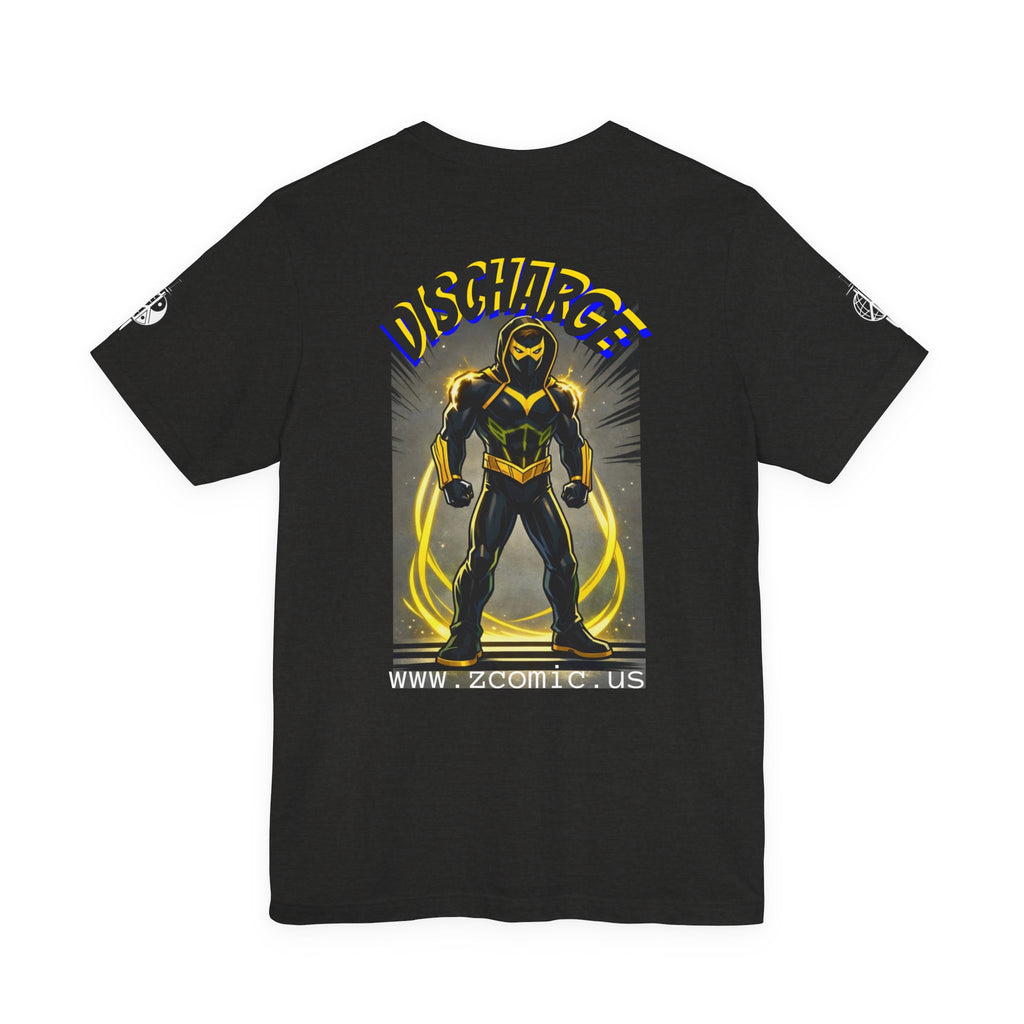 Discharge  ZComics  Tee — Lightning Bolt Graphic T-Shirt