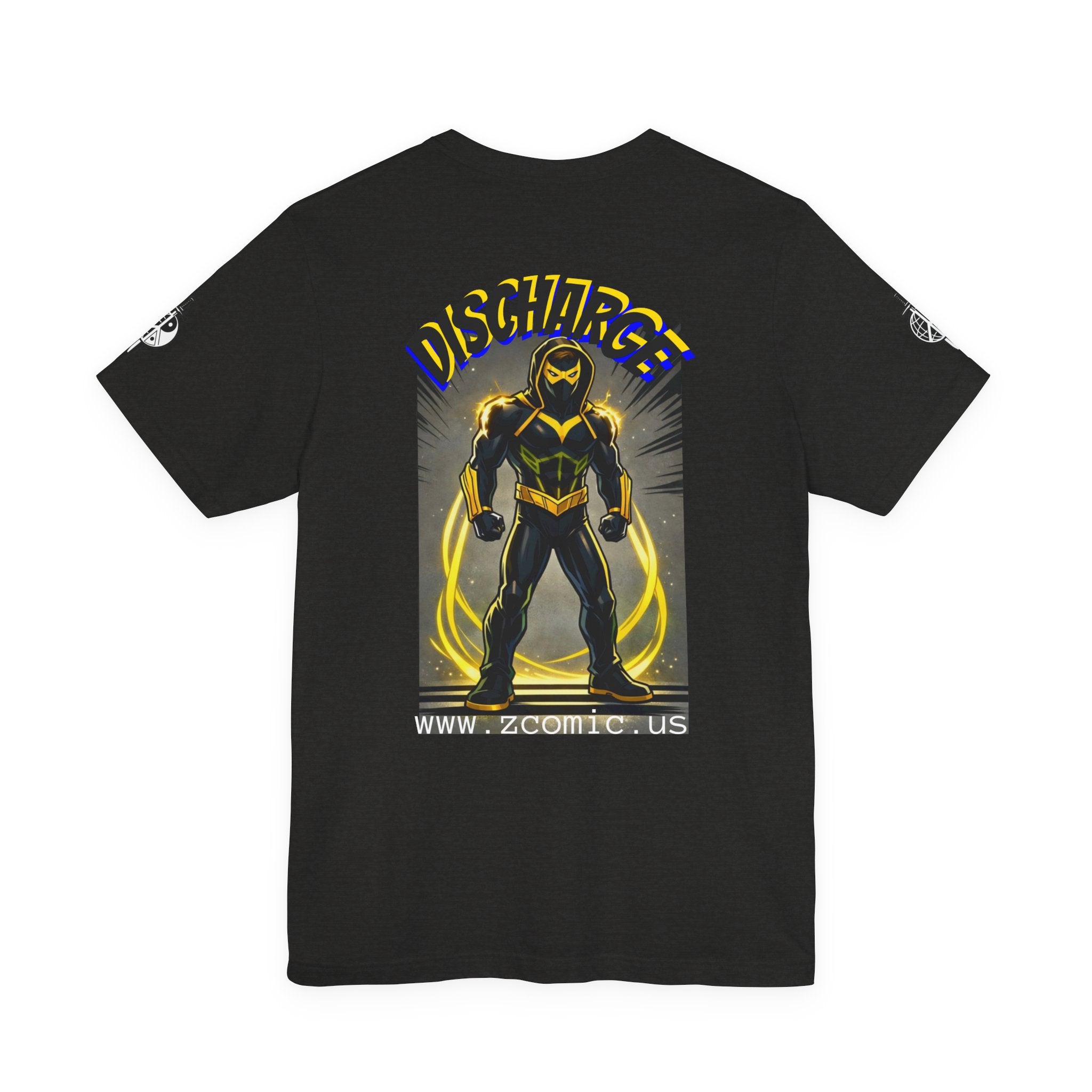 Discharge  ZComics  Tee — Lightning Bolt Graphic T-Shirt