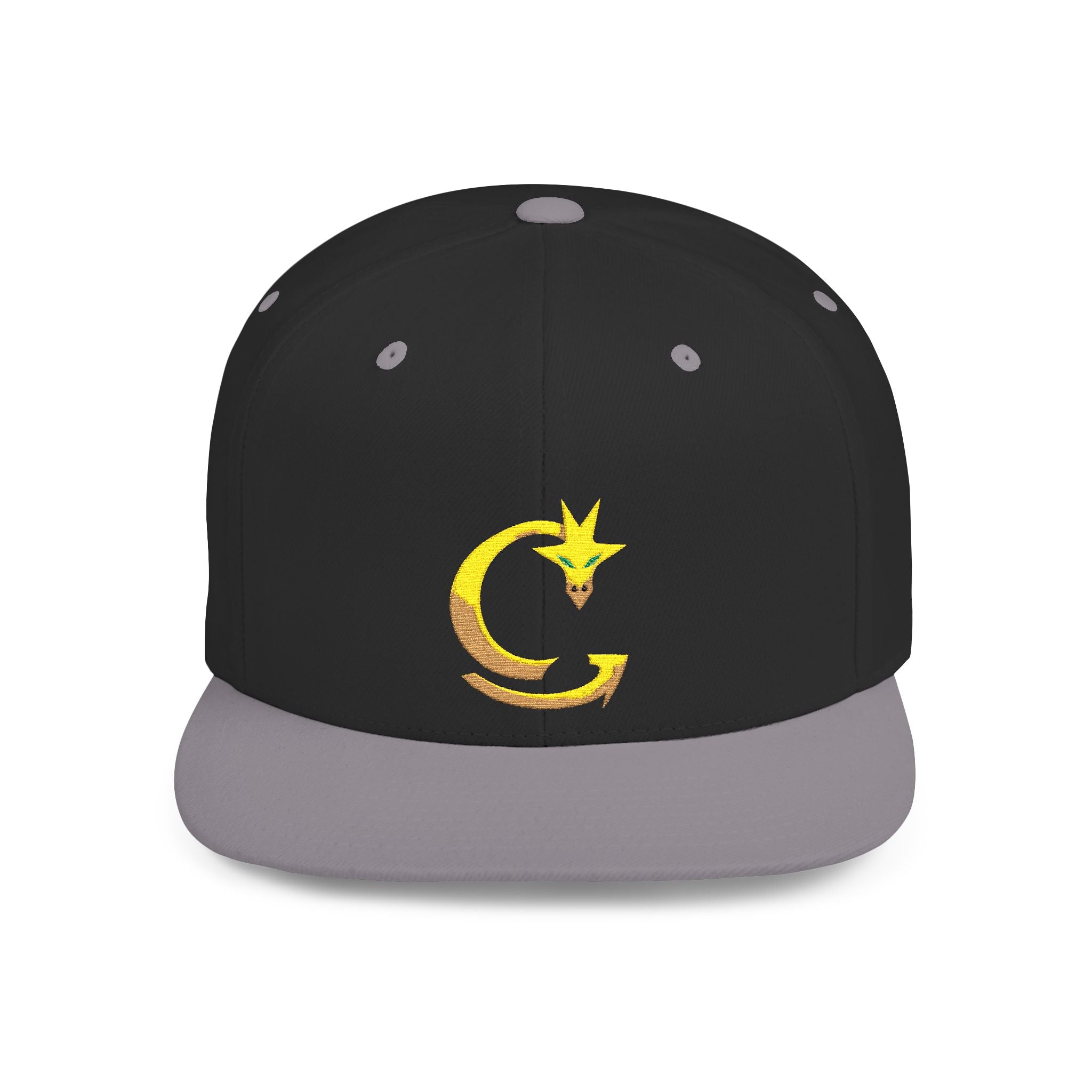 Shinobi Dragon Embroidered Logo — Flat Bill Adjustable Cap