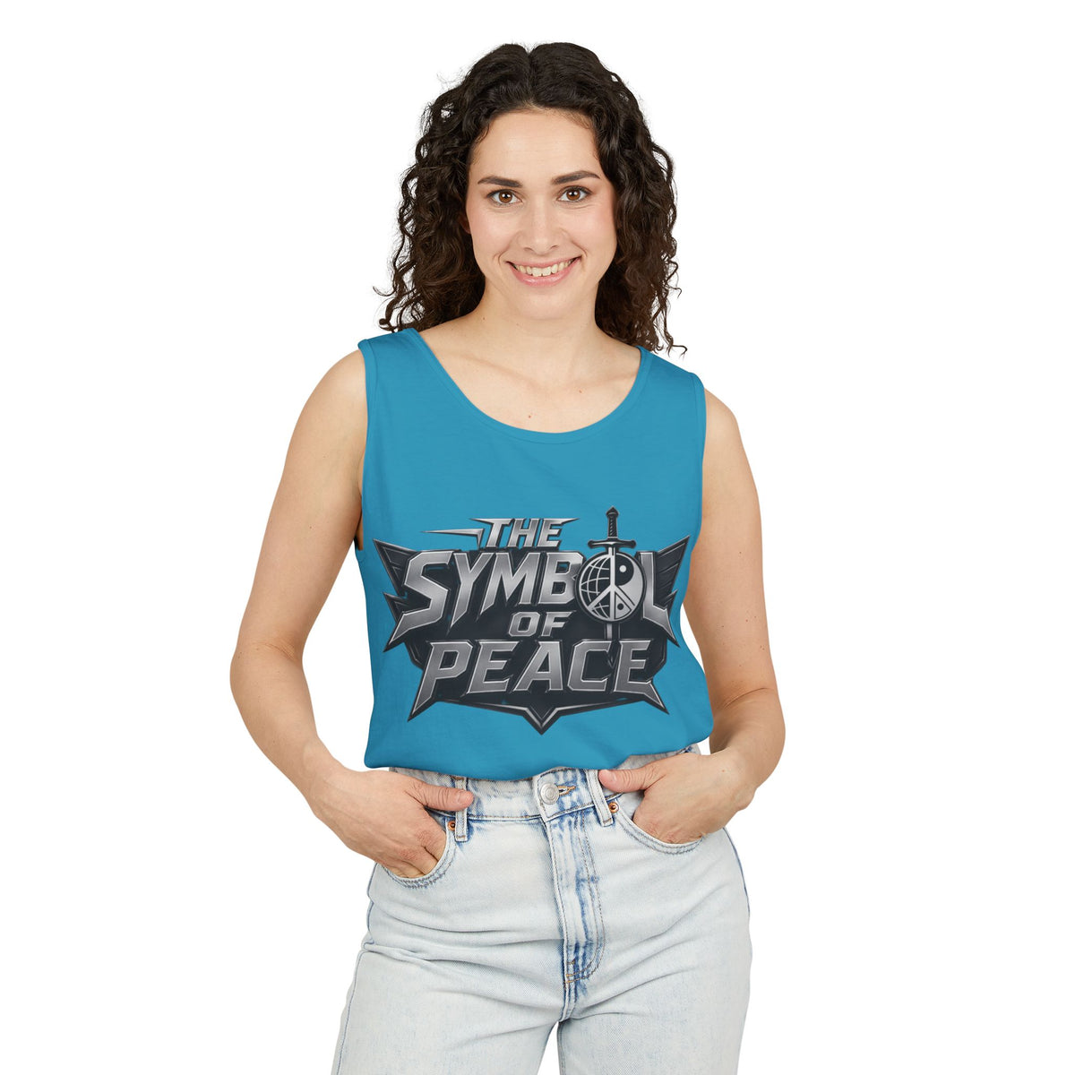 Symbol of Peace Tank Top — ZComics Graphic Comic Book Tee
