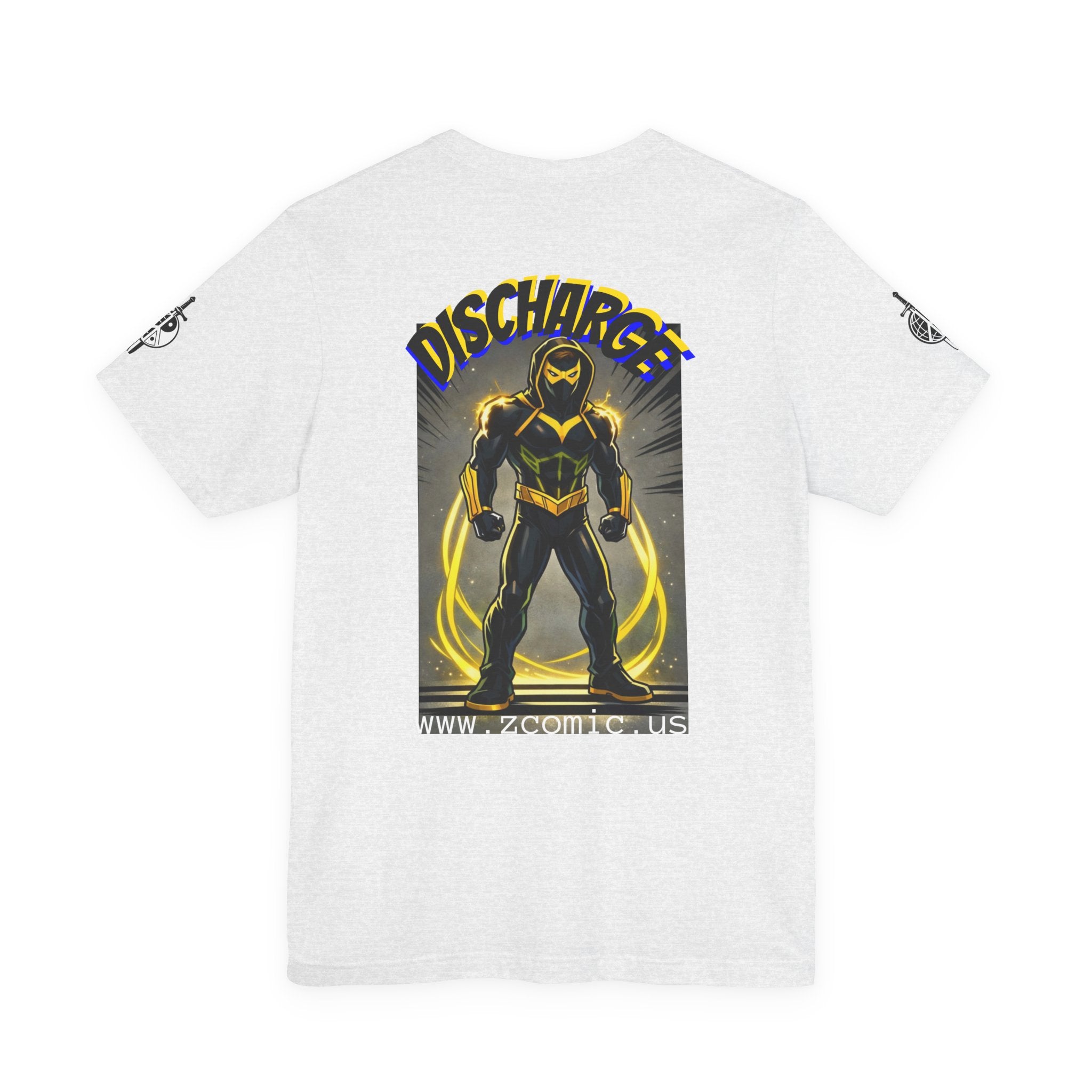 Discharge  ZComics  Tee — Lightning Bolt Graphic T-Shirt