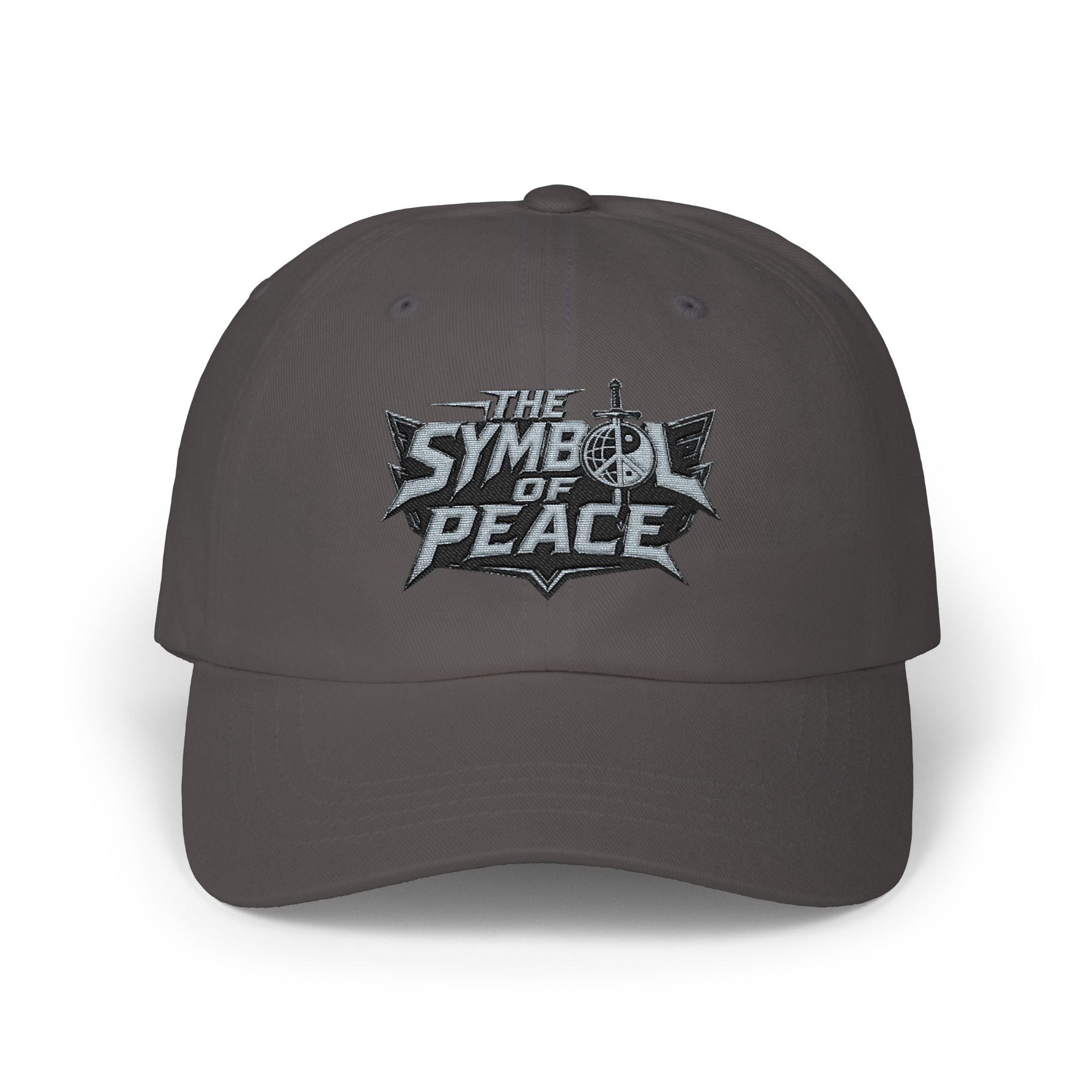 Dad Cap — 'Symbol of Peace' Embroidered Strapback Hat