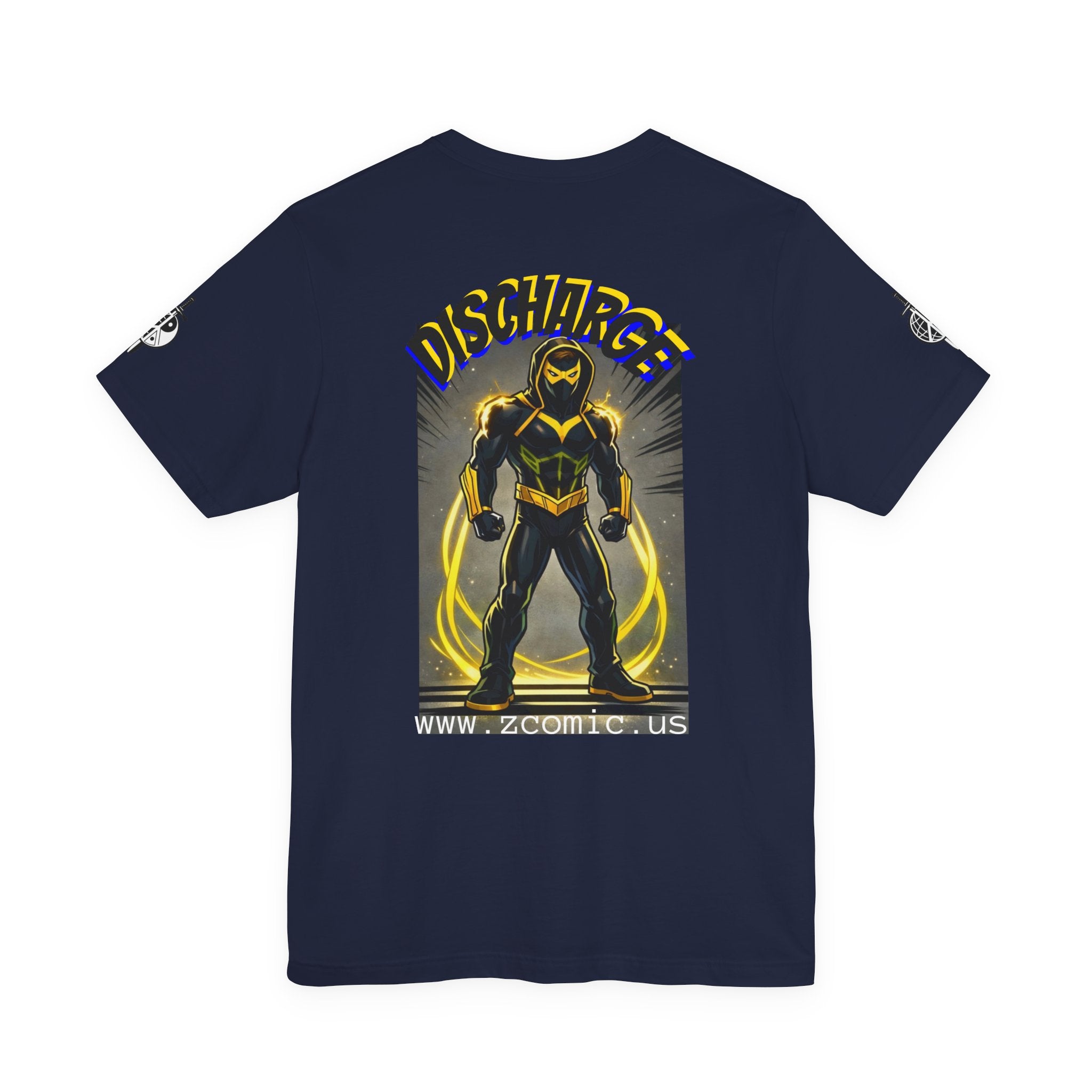 Discharge  ZComics  Tee — Lightning Bolt Graphic T-Shirt