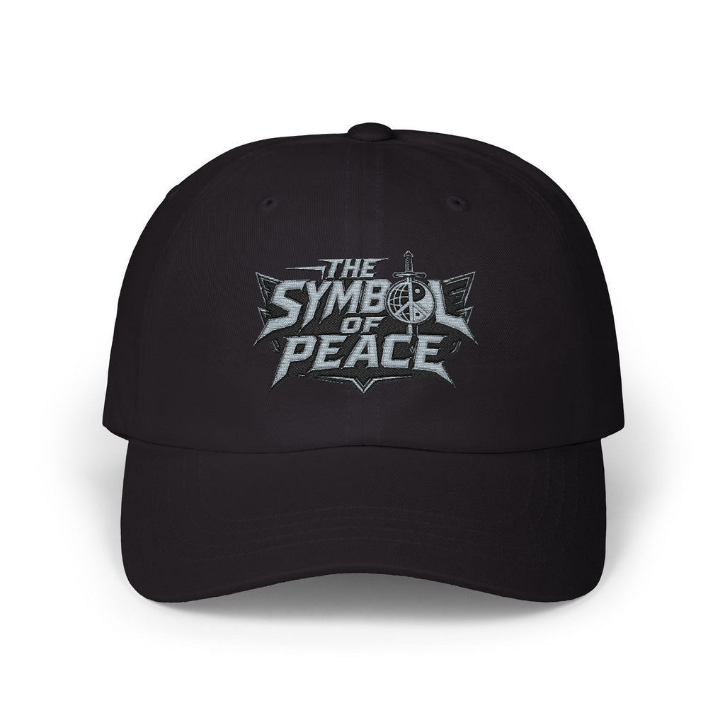 Dad Cap — 'Symbol of Peace' Embroidered Strapback Hat