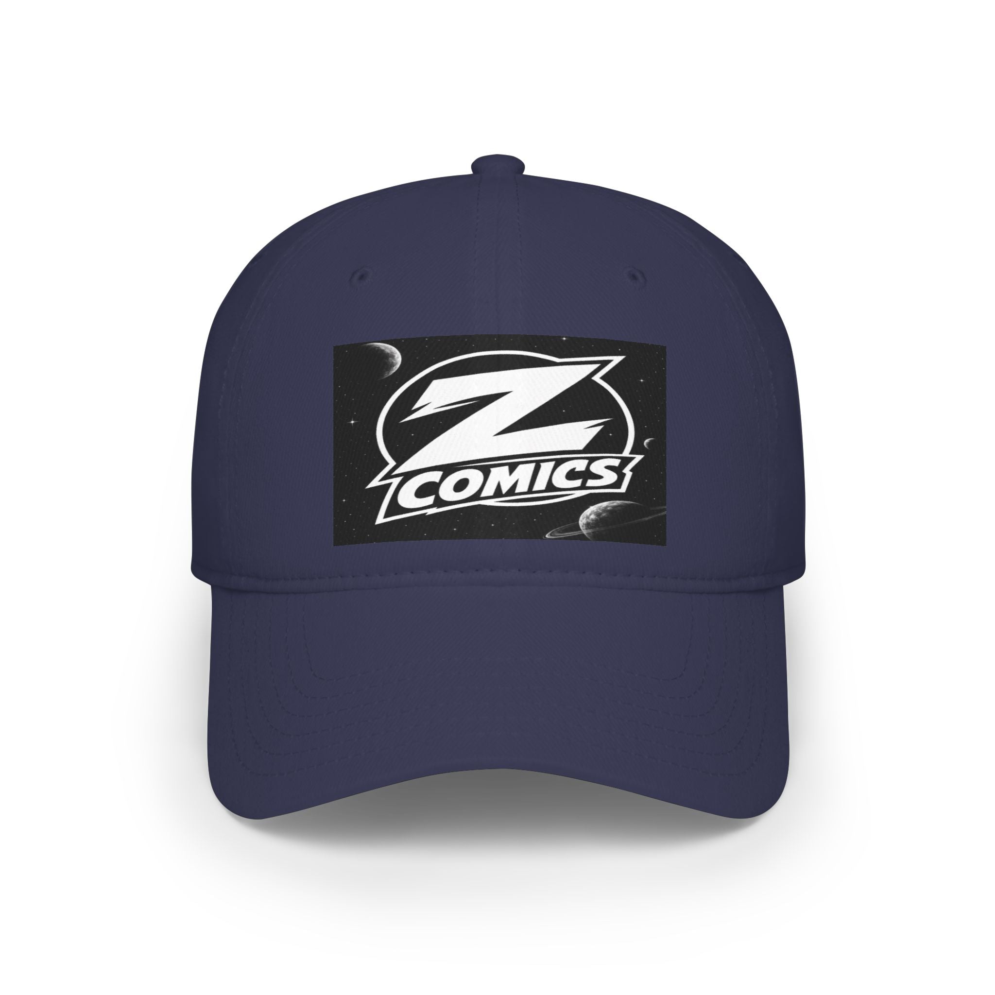 Z Comics Logo Baseball Cap — Low Profile Red Snapback