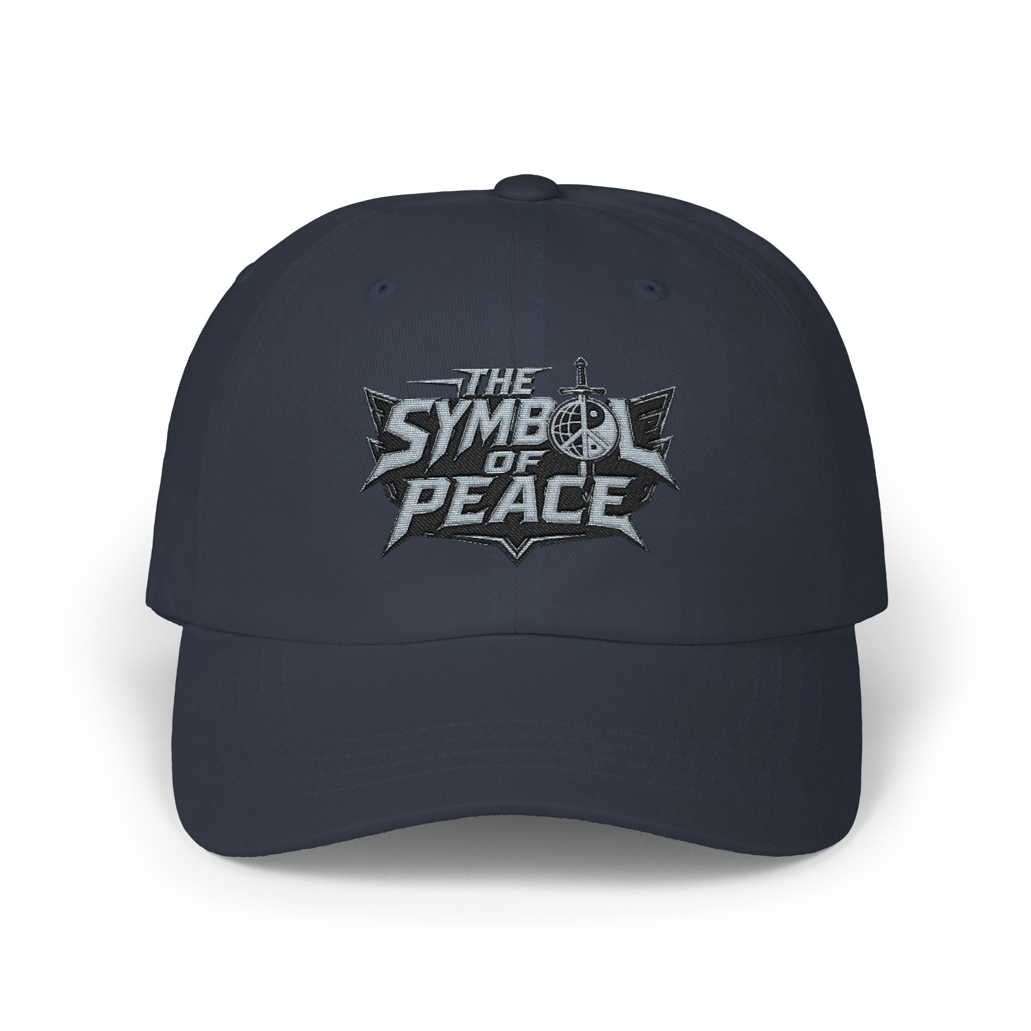 Dad Cap — 'Symbol of Peace' Embroidered Strapback Hat