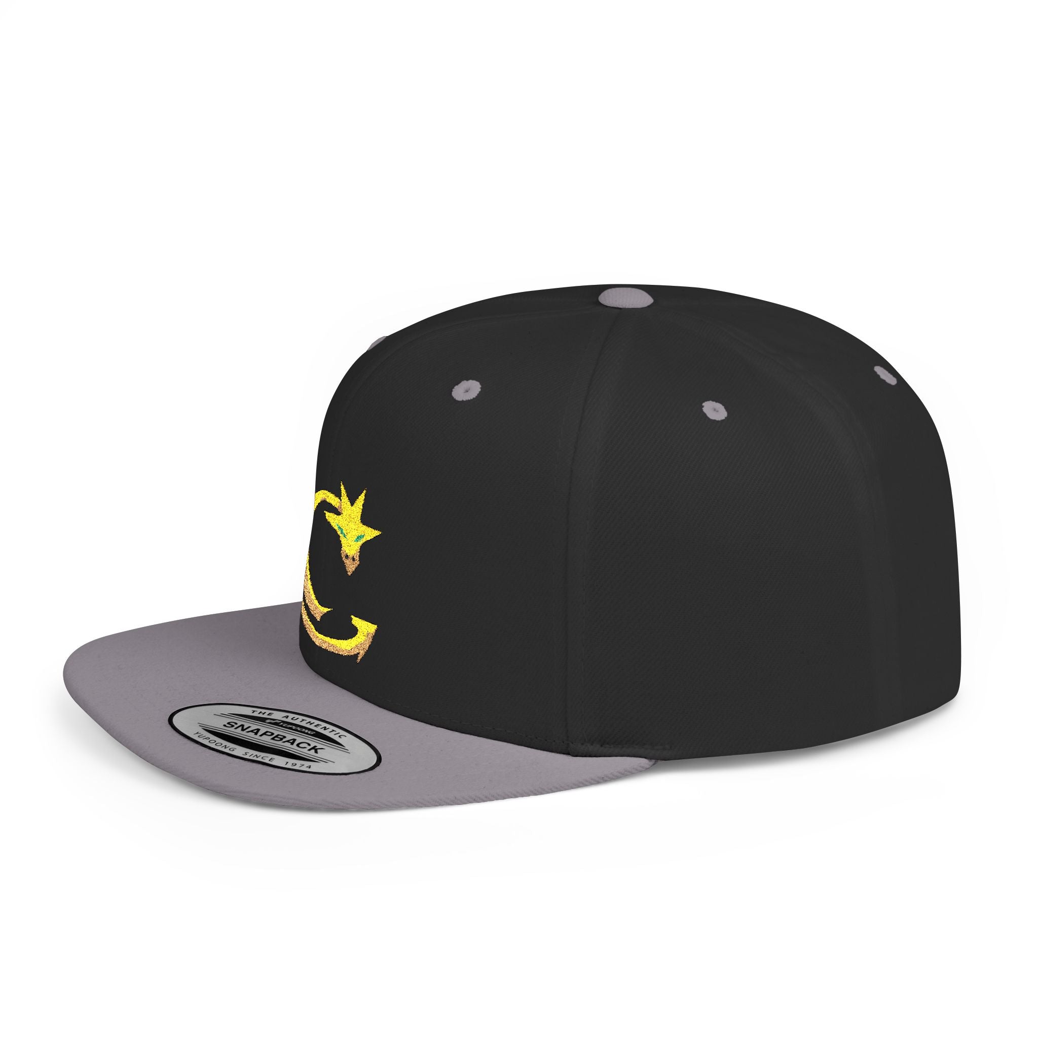 Shinobi Dragon Embroidered Logo — Flat Bill Adjustable Cap