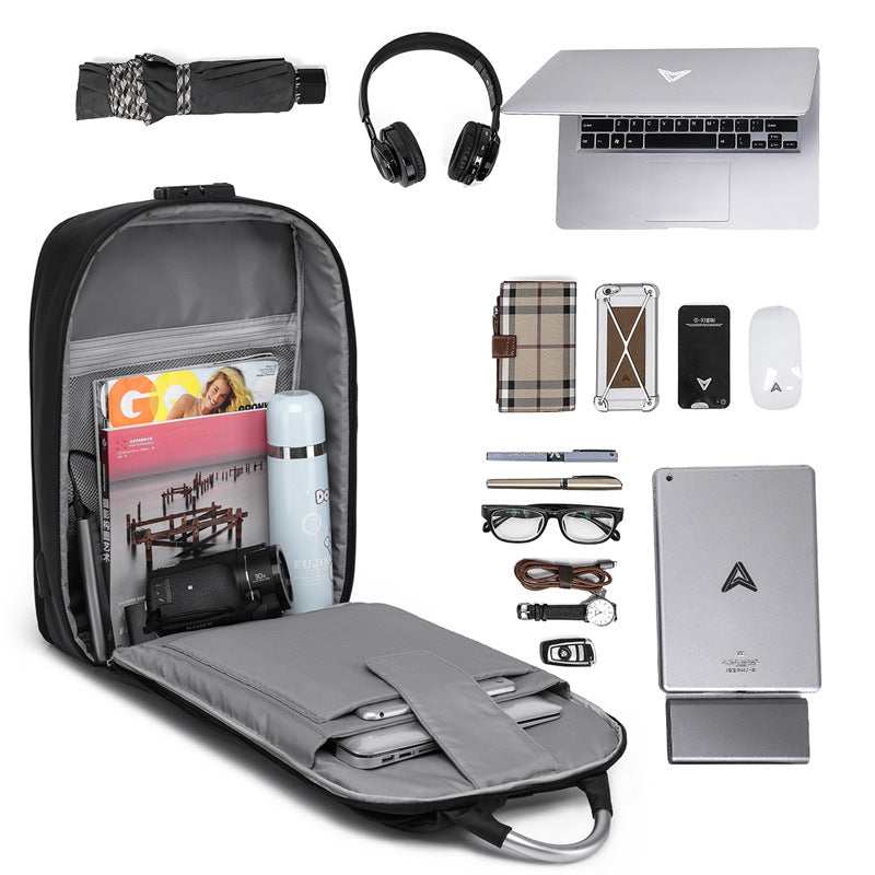 New School Bag Travel Business Men's Backpack Anti-Theft Computer Backpack