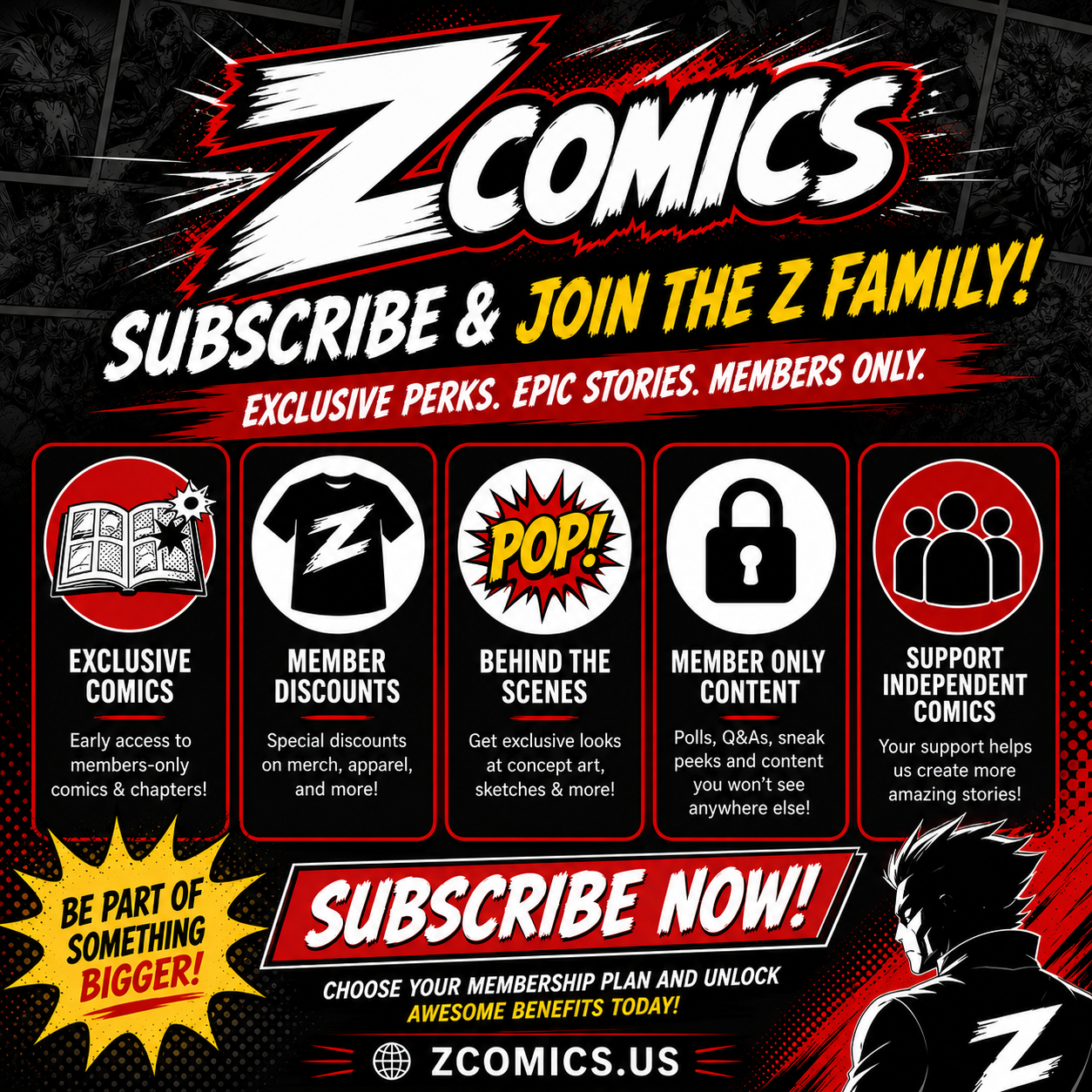 ZComics Membership Program